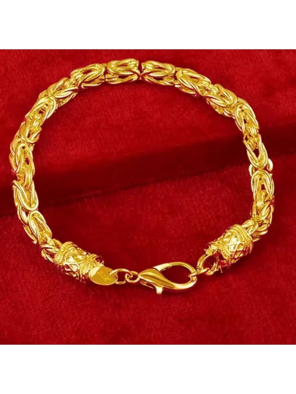 New! 18K gold color plated adjustable unique Chain Bracelet
